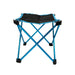 Mini Portable Outdoor Folding Stool Camping Fishing Picnic Chair Seat 80kg Blue - amazingooh