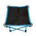 Mini Portable Outdoor Folding Stool Camping Fishing Picnic Chair Seat 80kg Blue - amazingooh