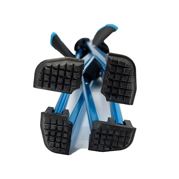 Mini Portable Outdoor Folding Stool Camping Fishing Picnic Chair Seat 80kg Blue - amazingooh