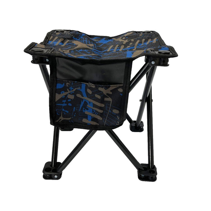 Mini Portable Outdoor Folding Stool Camping Fishing Picnic Chair Seat 80kg Como - amazingooh