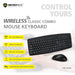 Mouse Keyboard Desktop Computer PC Laptop Wired Combination Interface Black - Amazingooh Wholesale