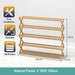 Multi-purpose Bamboo Collapsible Folding Storage Shoe Rack Shelf Organizer 100cm - amazingooh