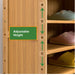 Multi Tier Bamboo Large Capacity Storage Hallway Shelf Shoe Rack Cabinet - Amazingooh Wholesale