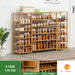 Multi Tier Tower Bamboo Wooden Shoe Rack Boot Shelf Stand Storage Organizer - Amazingooh Wholesale