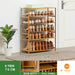 Multi Tier Tower Bamboo Wooden Shoe Rack Boot Shelf Stand Storage Organizer - Amazingooh Wholesale