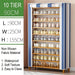 Multi-Tier Tower Bamboo Wooden Shoe Rack Corner Shelf Stand Storage Organizer - Amazingooh Wholesale