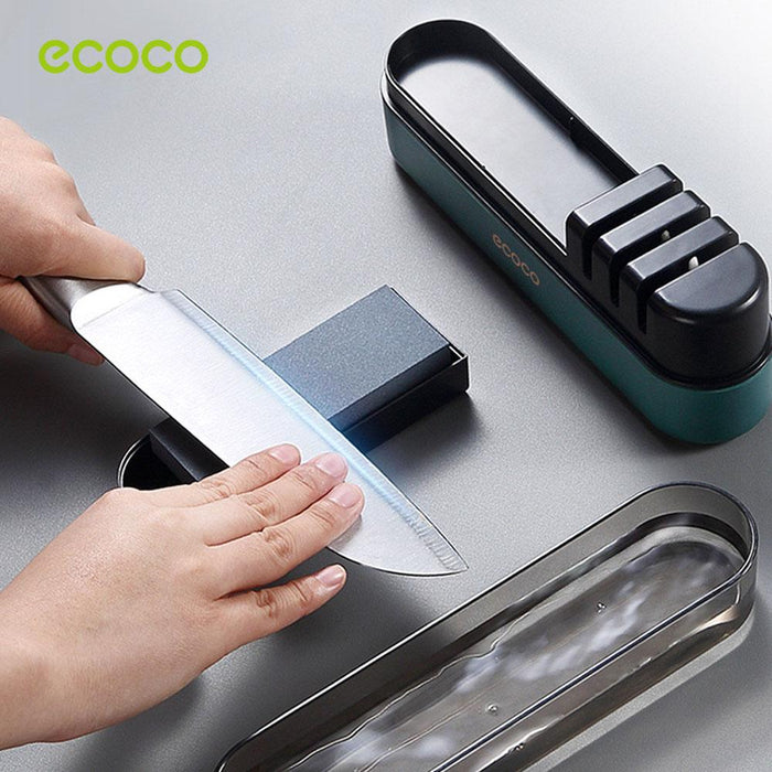 Multipurpose Ceramic Carbide Knife Shapener For Knives Scissors Cleaver Keychain - amazingooh