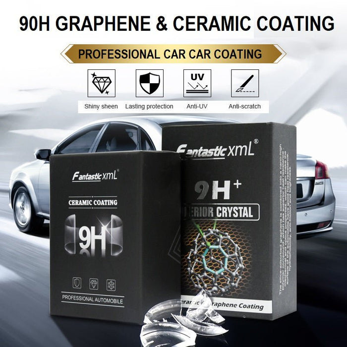 Nano Ceramic Car Paint Protection 9H Coating with GRAPHENE 50ml RoHs Certified - amazingooh