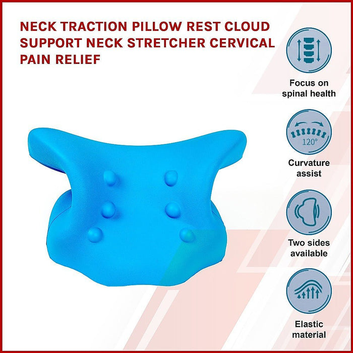 Restcloud Cervical Traction Pillow for neck pain New