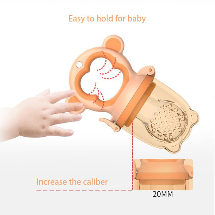 Newborn Baby Food Fruit Nipple Feeder Pacifier Safety Silicone Feeding Tool - Amazingooh Wholesale