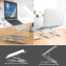 Portable Adjustable Laptop Stand Foldable Desktop Tripod Tray Anti-skid Pad AU - Amazingooh