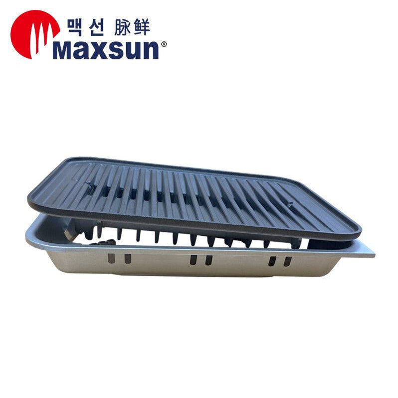 Maxsun Portable Gas BBQ Stove with PRO Grill Plate Outdoor Barbecue