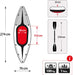 PRE-ORDER Intex Sports Challenger K1 Inflatable Kayak 1 Seat Floating Boat Oars River/Lake 68305NP - amazingooh