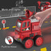 PREORDER DanBaoLe Magnetic Fire Truck DIY Assembly Eneineering Vehicle with Music Lights Red Christmas Gift - Amazingooh Wholesale