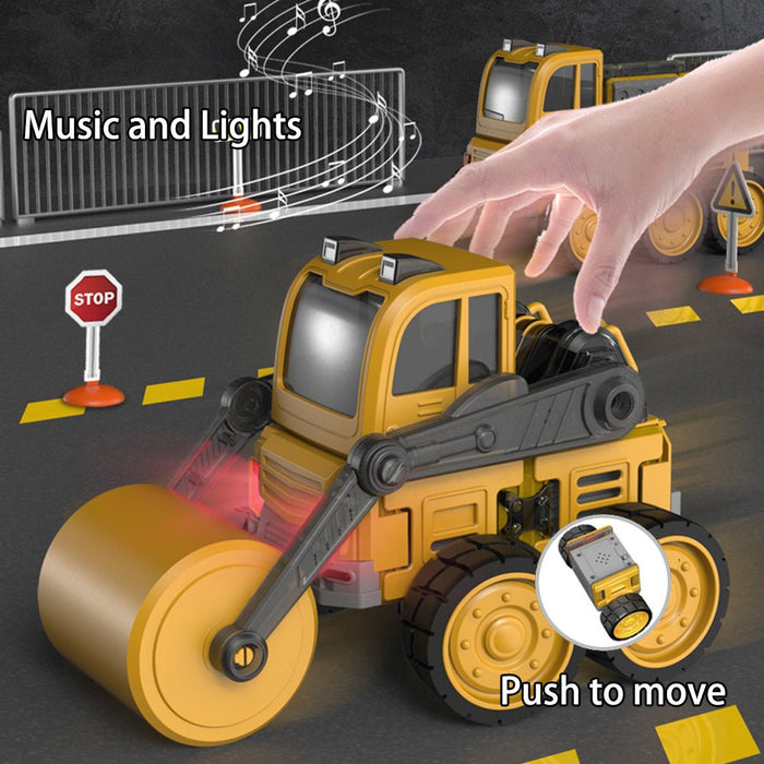 PREORDER DanBaoLe Magnetic Truck DIY Assembly Eneineering Vehicle with Music Lights Christmas Gift - Amazingooh Wholesale