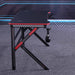 PREORDER Gaming Desk Desktop PC Computer Desks Desktop Racing Table Office Laptop Home K-Shaped Legs Black - amazingooh