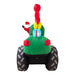 PREORDER Radiant Christmas Lights Monster Truck Gift Flag Xmas Inflatable Santa 1.8m Height - Amazingooh Wholesale