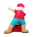 PREORDER Radiant Christmas Lights Radio Xmas Inflatable Santa Beach Post 1.8m Height with Music - Amazingooh Wholesale