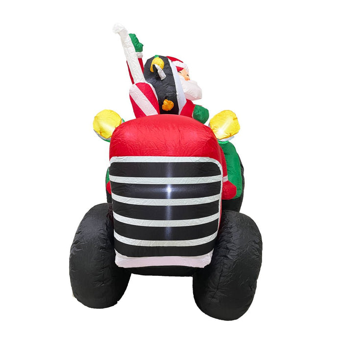 PREORDER Radiant Christmas Lights Tractor Penguin Gift Xmas Inflatable Santa 1.8m Height - Amazingooh Wholesale