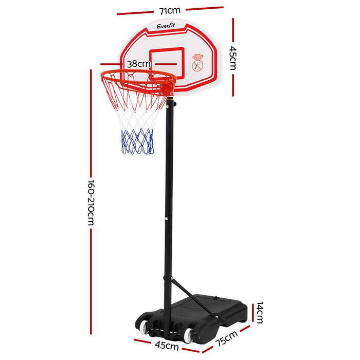 Pro Portable Basketball Stand System Hoop Height Adjustable Net Ring - Amazingooh Wholesale