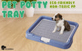 PS KOREA Blue Dog Pet Potty Tray Training Toilet Portable T3 - Amazingooh Wholesale