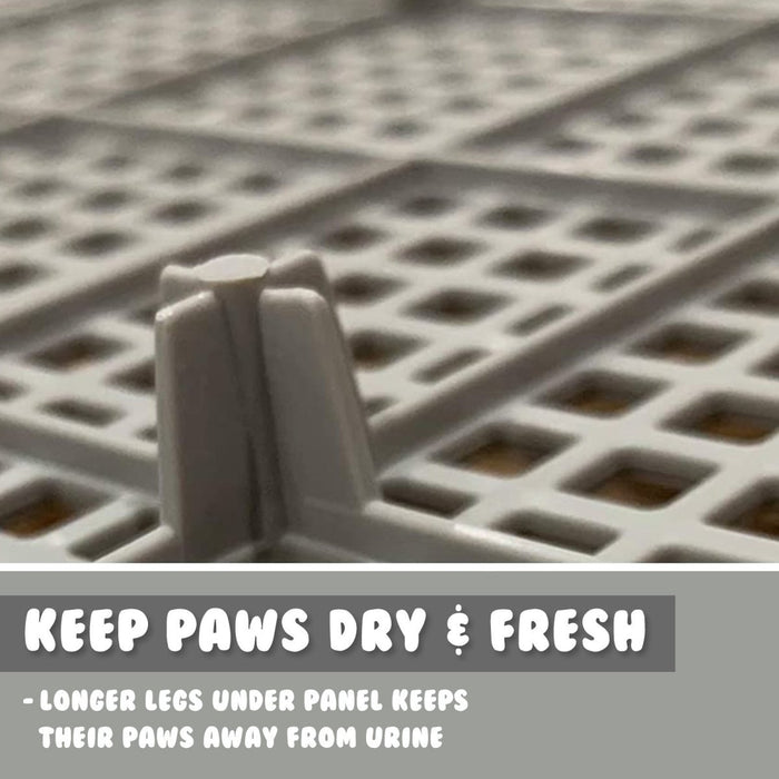 PS KOREA Grey Dog Pet Potty Tray Training Toilet Detachable Wall T2 - Amazingooh Wholesale