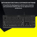 RGB Gaming Keyboard 8 Mode Light Effect 19 Game Anti Ghosting Keys 6 Function AU - Amazingooh Wholesale