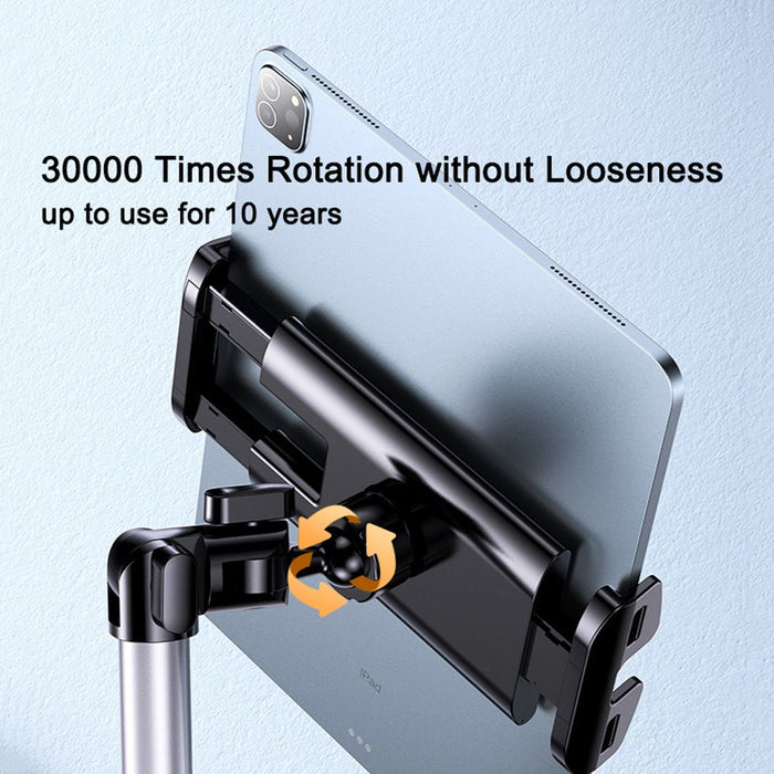 RTAKO 1.6m Retractable Adjustable Lazy Mobile Phone Tablet Floor Stand Rotatable Tablet Holder Bracket - Amazingooh Wholesale