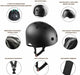 Scooter Protective Gear with Knee Elbow Pads Wrist Guards Helmet for Kids/Teens/Adult - amazingooh