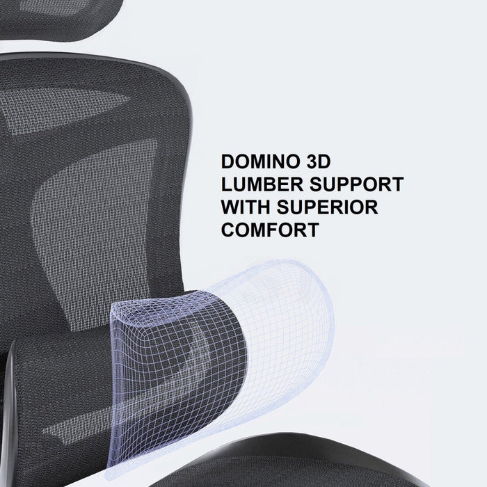 SIHOO A3 Doro C300 Ergonomics Executive Office Chair with Footrest Black - Amazingooh Wholesale