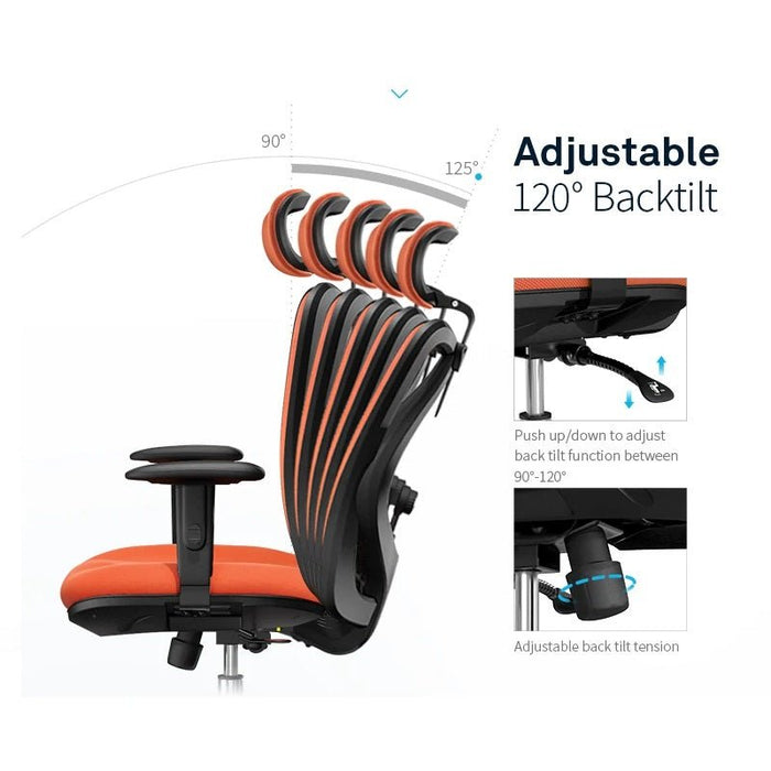 Sihoo M18 Ergonomic Office Chair, Computer Chair Desk Chair High Back Chair Breathable,3D Armrest and Lumbar Support - amazingooh