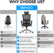 Sihoo Vito M90 Ergonomic Office Chair Ergonomic Office Chair Seat Adjustable Height Deluxe Mesh Chair Back Support - Amazingooh Wholesale