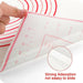 Silicone Pastry Mat Thick Non Stick Large Baking Mat with Measurement 40x60 Red - Amazingooh