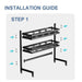 Single/Double Tier Over Sink Dish Drying Rack Kitchen Drainer Storage Holder Bowl Organiser - Amazingooh Wholesale