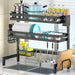 Single/Double Tier Over Sink Dish Drying Rack Kitchen Drainer Storage Holder Bowl Organiser - Amazingooh Wholesale
