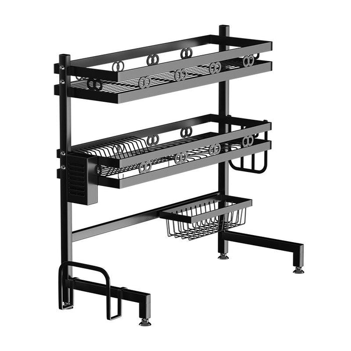 Single/Double Tier Over Sink Dish Drying Rack Kitchen Drainer Storage Holder Bowl Organiser - Amazingooh Wholesale