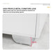 Smart Bedside Tables Finger Print Lock Side 3 Drawers Wireless Charging USB Nightstand LED AU - amazingooh