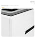 Smart Bedside Tables Finger Print Lock Side 3 Drawers Wireless Charging USB Nightstand LED AU - amazingooh
