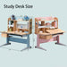 Solid Rubber Wood Height Adjustable Children Kids Ergonomic Study Desk Chair 120cm AU - amazingooh