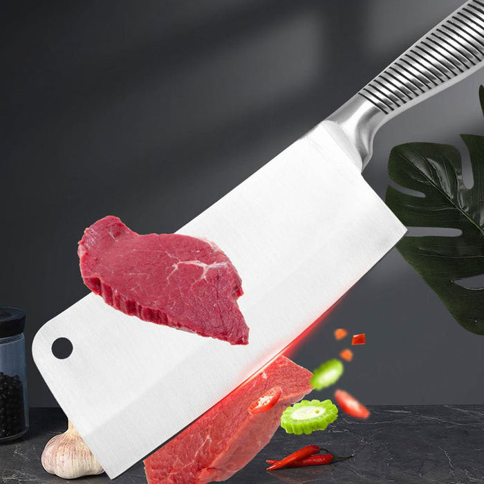 Stainless Steel 9PC Kitchen Chef Knife Block Set Knives Scissor Sharpener AU - Amazingooh Wholesale