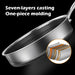 Stainless Steel Frying Pan Non-Stick Cooking Frypan Cookware 30cm Honeycomb Double Sided - amazingooh