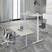 Standing Desk Height Adjustable Sit Stand Motorised Dual Motors Frame Grey Only - Amazingooh