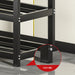 Sturdy Steel Multi-layer Shoe Rack with Bench Entryway Shoe Storage Organizer - Amazingooh Wholesale