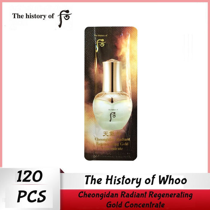 The History of Whoo Cheongidan Radiant Regenerating Gold Concentrate Samples 1ml x 30/60/90/120pcs (30ml) - Amazingooh Wholesale