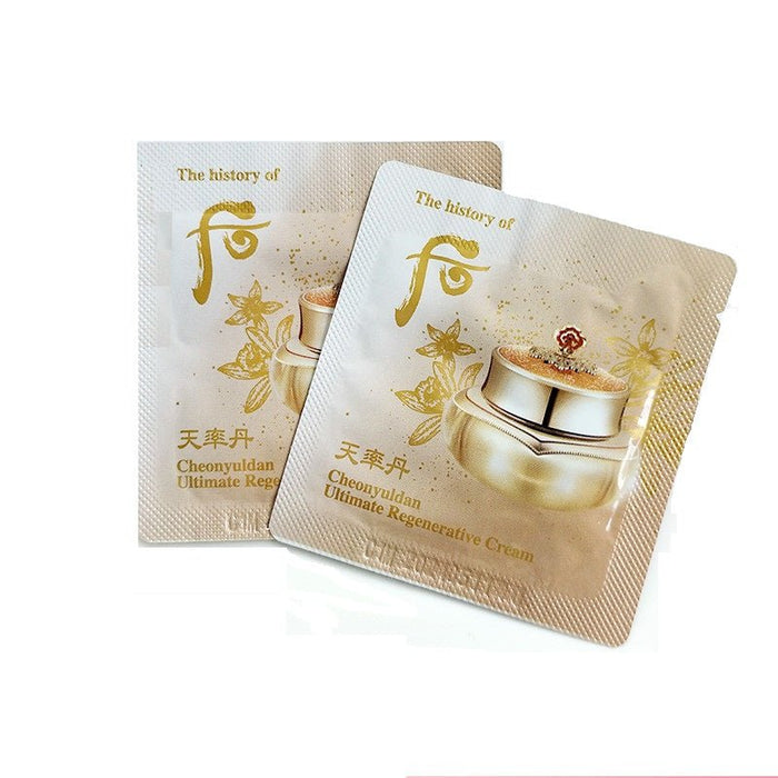 The History of Whoo Cheonyuldan Ultimate Regenerative Cream 1ml x 30/60/90/120pcs - Amazingooh Wholesale