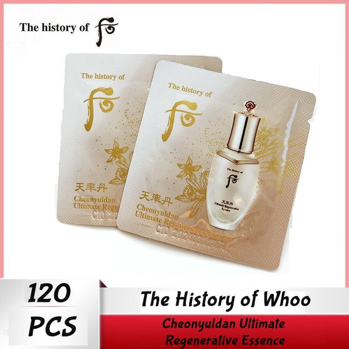 The History of Whoo Cheonyuldan Ultimate Regenerative Essence 1ml x 30/60/90/120pcs - Amazingooh Wholesale