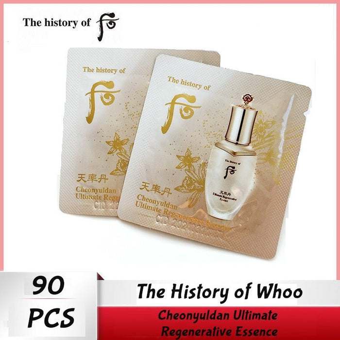 The History of Whoo Cheonyuldan Ultimate Regenerative Essence 1ml x 30/60/90/120pcs - Amazingooh Wholesale