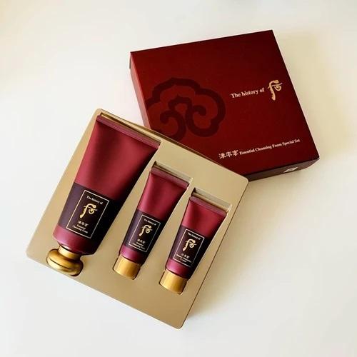 The history of Whoo Jinyulhyang Essential Cleansing Foam Special Set - amazingooh