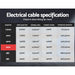 Twin Core Wire Electrical Automotive Cable 2 Sheath 450V 6MM 30M - Amazingooh Wholesale