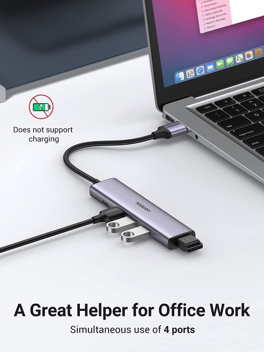 UGREEN 20805 USB 3.0 4-Port Hub with USB-C Power Port - Amazingooh Wholesale